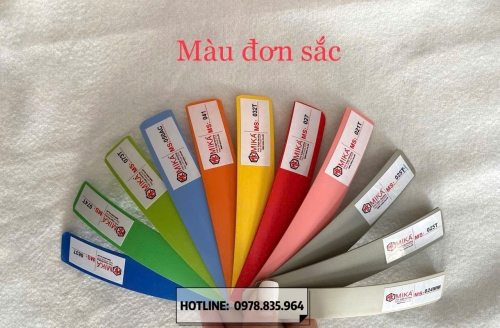 Nẹp màu đơn sắc