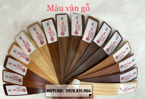 Nẹp màu vân gỗ